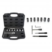 Набор фрез для чистки и восстановления посадочных мест дизельных форсунок 10пр(15х19, 17х17, 17х19, 17х21,18х21,20х21мм) кейсе Набор фрез для чистки и восстановления посадочных мест дизельных форсунок 10пр(15х19, 17х17, 17х19, 17х21,18х21,20х21мм) кейсе