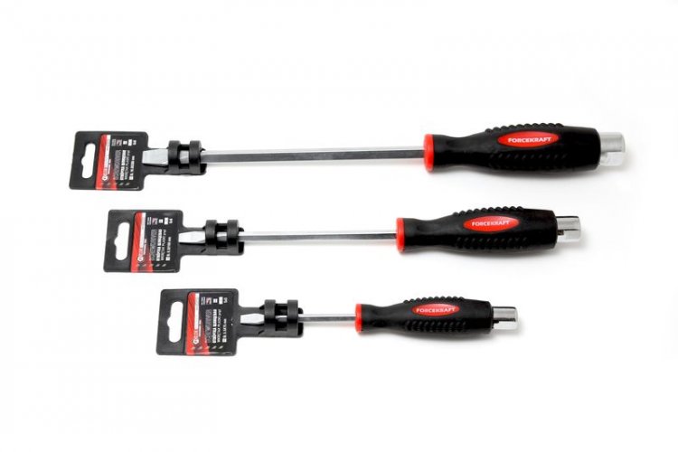 Отвертка шлицевая силовая магнитная "Profi" S2 SL5.5х75мм, на пластиковом держателе Отвертка шлицевая силовая магнитная "Profi" S2 SL5.5х75мм, на пластиковом держателе