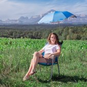 Кресло складное для кемпинга в комплекте с зонтом(54х45х85см, в слож. виде 80х54см, Ø трубы корпуса 22мм,600D ПВХ, макс. нагрузка 120кг) Кресло складное для кемпинга в комплекте с зонтом(54х45х85см, в слож. виде 80х54см, Ø трубы корпуса 22мм,600D ПВХ, макс. нагрузка 120кг)