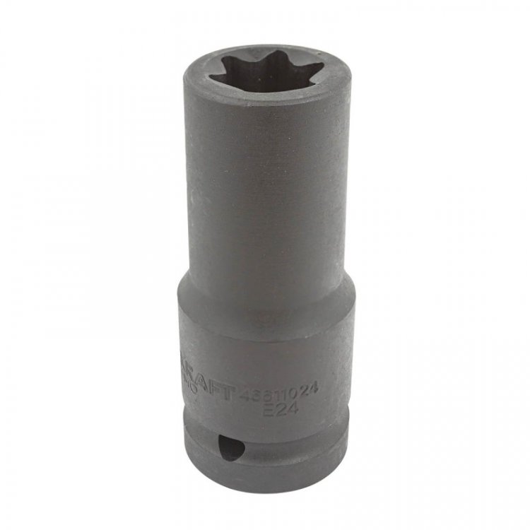 Головка ударная глубокая Е24, 3/4"