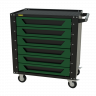 Gt6.green Тележка инструментальная Garopt 6 ящиков Зеленая, Серия "Low-cost"