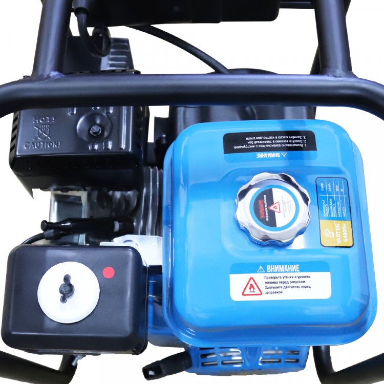 Бензиновый инверторный генератор VARTEG G4600i - Бензиновый инверторный генератор  VARTEG G4600i (3,5 - 4,0 кВт / 7 л.с. / топливный бак 3,6 л / МФД 4в1 / маслодатчик / 2 * 16А) (арт. 8455)