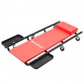 Лежак подкатной на 6-ти колесах с регулируемым подголовником (425х1250мм) + 2 лотка (100х290мм) Лежак подкатной на 6-ти колесах с регулируемым подголовником (425х1250мм) + 2 лотка (100х290мм)