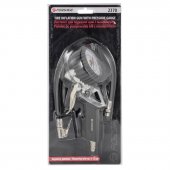 Пистолет для подкачки шин с манометром(0-16bar),в блистере