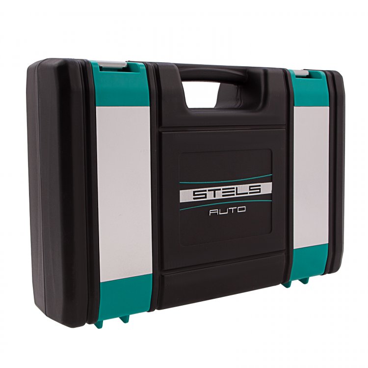 Набор инструментов 1/2", CrV, пластиковый кейс 60 предм, Stels Набор инструментов 1/2", CrV, пластиковый кейс 60 предм, Stels