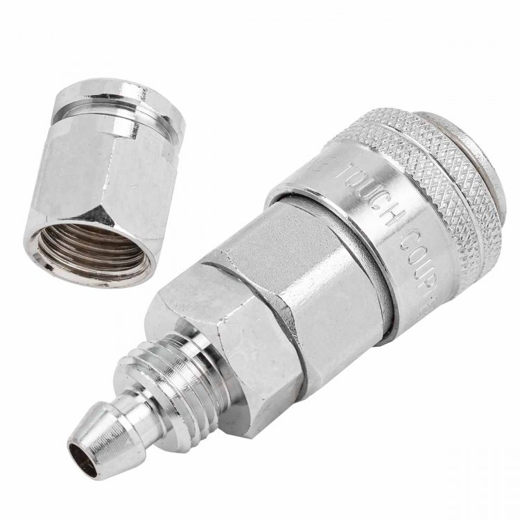 Быстроразъем под шланг 8х10 мм (железо, тип USA)