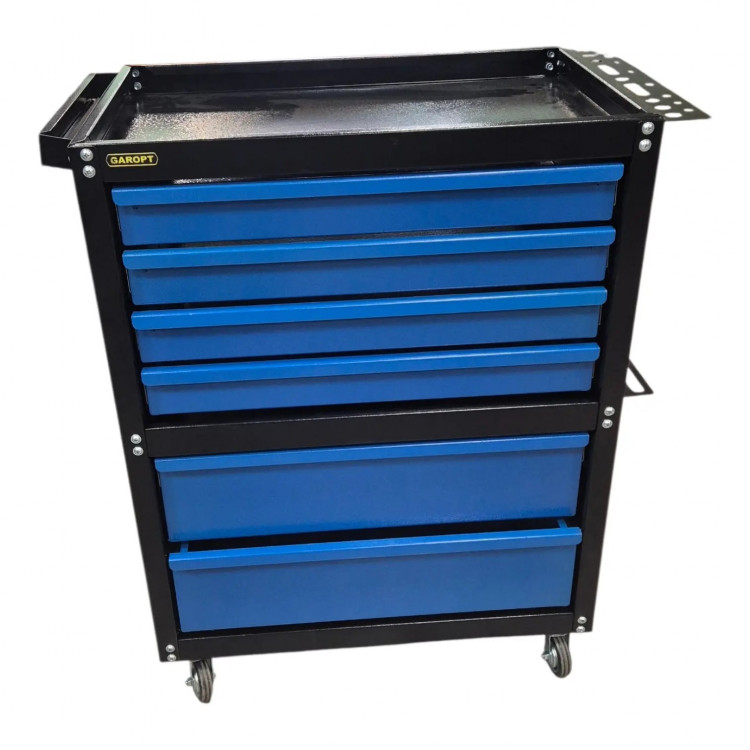 Тележка инструментальная GAROPT 6 ящиков СИНЯЯ , Серия "Econom"  арт. GTE6.BLUE