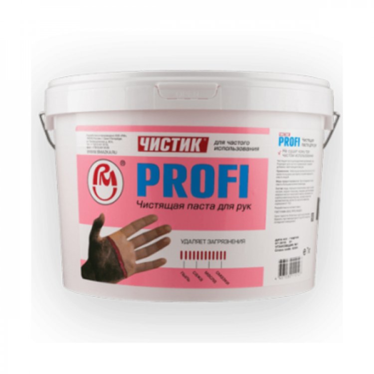 Средство для очистки рук ПРОФИ profi Чистик, 7кг ведро Средство для очистки рук ПРОФИ profi Чистик, 7кг ведро