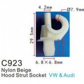 Клипса для крепления внутренней обшивки европейских а/м пластиковая (100шт/уп.)