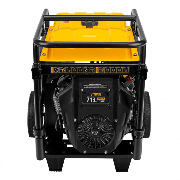 Генератор бензиновый PS-120EAD-3, 12 кВт,230/400 В, 40л, разъём ATS,перекл.режима,эл.старт// Denzel Генератор бензиновый PS-120EAD-3, 12 кВт,230/400 В, 40л, разъём ATS,перекл.режима,эл.старт// Denzel