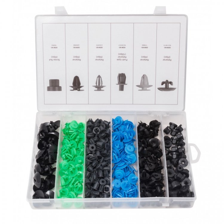 Набор клипс 300пр. (VAUXHALL/OPEL), пластиковом органайзере