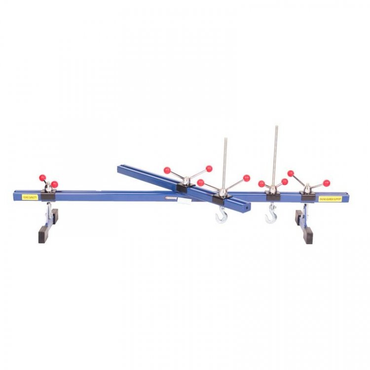 Рама для вывешивания двигателя с дополнительным передвижным поперечным захватом 500кг (общая длина - 1700мм)