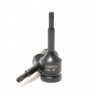 Головка-бита SPLINE глубокая ударная1/2", M6 с отверстием