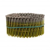 Гвоздь барабанный гладкий AERO 2,5х70мм [лента 300 шт]  - Крепеж забивается с помощью пневматического нейлера FoxWeld AERO C90 - время на монтаж мягкой кровли сокращается более чем в 3 раза. (арт. 6778)