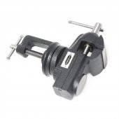 Тиски настольные поворотные с наковальней 2.5"-60мм (крепление "струбцина") Тиски настольные поворотные с наковальней 2.5"-60мм (крепление "струбцина")