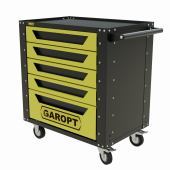 Тележка инструментальная Garopt 5 ящиков ЖЕЛТАЯ, Серия "Low-cost" Тележка инструментальная Garopt 5 ящиков ЖЕЛТАЯ, Серия "Low-cost"