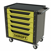 Тележка инструментальная Garopt 5 ящиков ЖЕЛТАЯ, Серия "Low-cost" Тележка инструментальная Garopt 5 ящиков ЖЕЛТАЯ, Серия "Low-cost"
