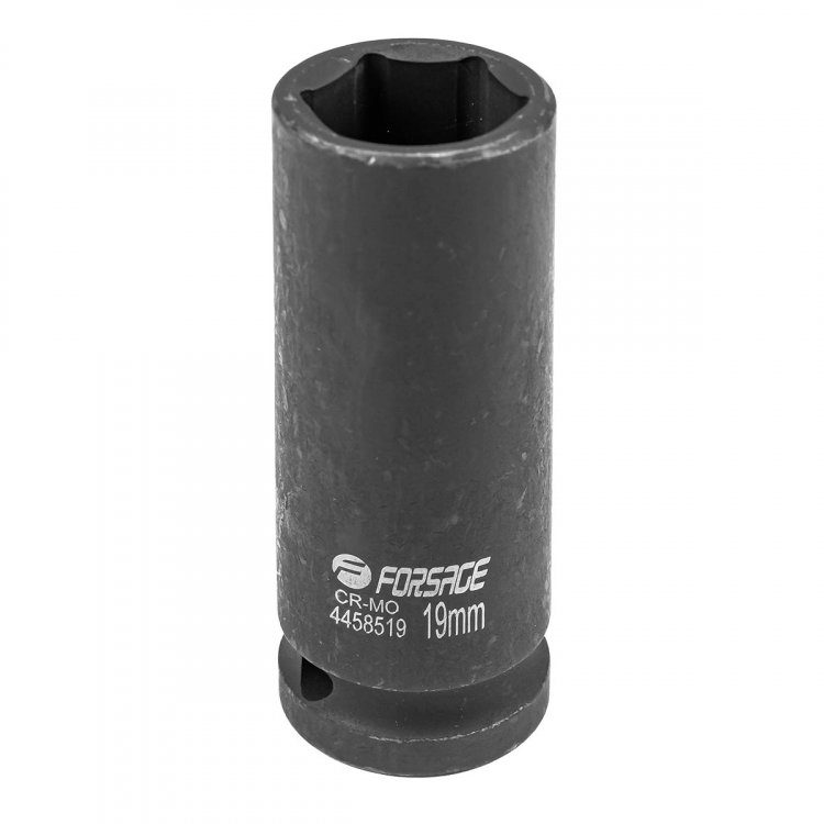 Головка ударная глубокая 19мм (6гр.), 1/2"