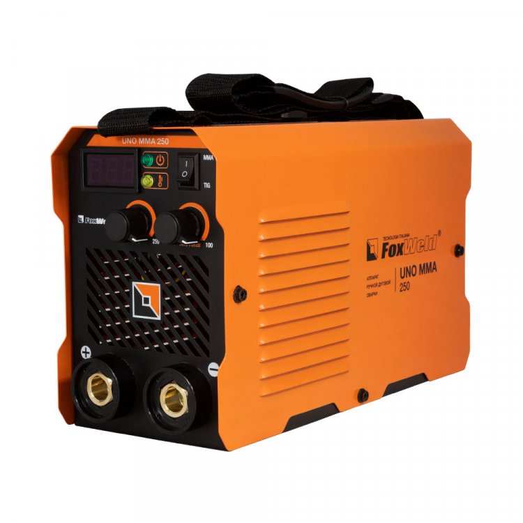 Сварочный аппарат UNO MMA 250 - Регулировка форсажа дуги (контроль стабилизации дуги). Цифровой дисплей. Горячий старт, антизалипание. MMA, TIG Lift, панельные розетки 35 мм2, напряжение питания: 220В±15%, Диапазон сварочного тока: 20-250А, ПВ: 60%, Сварочный аппарат UNO MMA 250 - Регулировка форсажа дуги (контроль стабилизации дуги). Цифровой дисплей. Горячий старт, антизалипание. MMA, TIG Lift, панельные розетки 35 мм2, напряжение питания: 220В±15%, Диапазон сварочного тока: 20-250А, ПВ: 60%,