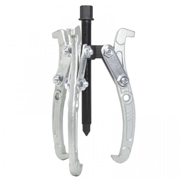 Съемник трехлапый усиленный переставной 8" (Ø захвата -200мм, длина лап-200мм,лапы S-образные)