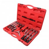 Съемник двух-трехлапый сборный универсальный, 13пр.(длина лап - 120, 230, 280мм; ширина - 145мм), в кейсе