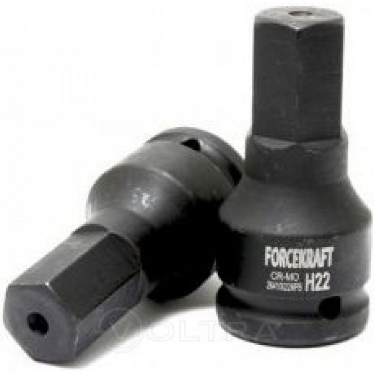 Головка-бита ударная 6-гранная 38мм,3/4"