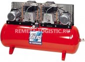 Компрессор поршневой тандемный серии FIAC 500.AB678ТБ REMEZA (Белоруссия): 1300 л/мин., 10 бар, ресивер 500 л., 4,0+4,0 кВт, 380В, габариты без упак. 2050х610х1250 мм, 310 кг.