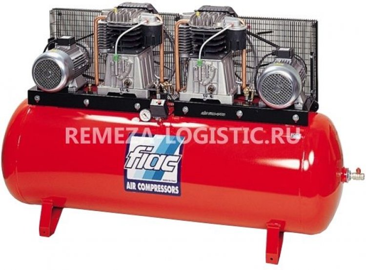 Компрессор поршневой тандемный серии FIAC 500.AB678ТБ REMEZA (Белоруссия): 1300 л/мин., 10 бар, ресивер 500 л., 4,0+4,0 кВт, 380В, габариты без упак. 2050х610х1250 мм, 310 кг. Компрессор поршневой тандемный серии FIAC 500.AB678ТБ REMEZA (Белоруссия): 1300 л/мин., 10 бар, ресивер 500 л., 4,0+4,0 кВт, 380В, габариты без упак. 2050х610х1250 мм, 310 кг.