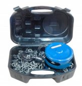 Лебедка механическая подвесная c фиксацией цепи натяжения, 2 т (длина цепи - 2,5м), в кейсе Лебедка механическая подвесная c фиксацией цепи натяжения, 2 т (длина цепи - 2,5м), в кейсе