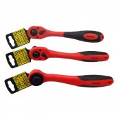 Трещотка с прорезиненной противоскользящей рукояткой1/2" (72зуб.)