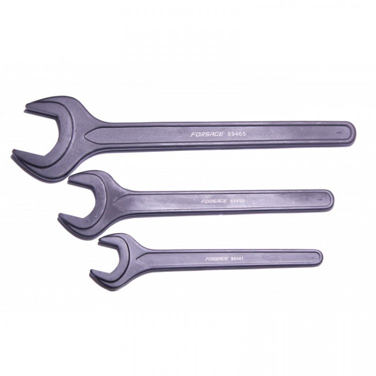 Ключ рожковый ударный односторонний удлиненный 80мм (L-485мм)