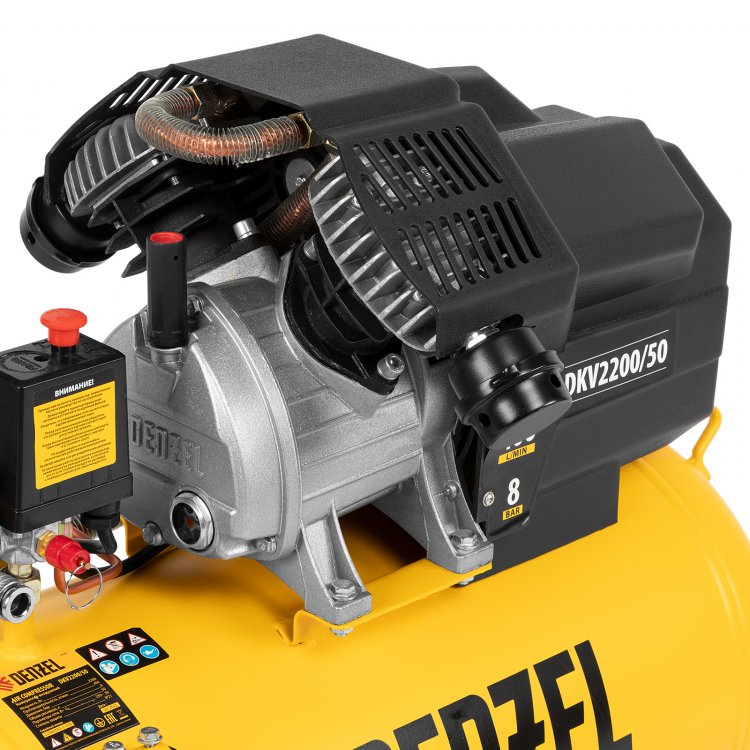 Компрессор воздушный DKV2200/50,Х-PRO  2,2 кВт, 400 л/мин, 50 л// Denzel Компрессор воздушный DKV2200/50,Х-PRO  2,2 кВт, 400 л/мин, 50 л// Denzel