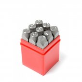 Набор штампов цифровых 4мм, 9пр., в пластиковом футляре Набор штампов цифровых 4мм, 9пр., в пластиковом футляре