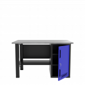 Верстак однотумбовый для слесарных работ 1400*700 GAROPT синий, GT1400STD.blue