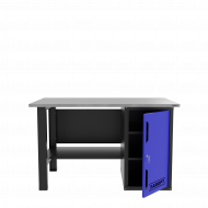 Верстак однотумбовый для слесарных работ 1400*700 GAROPT синий, GT1400STD.blue