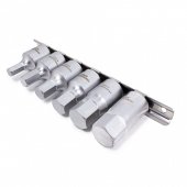 Набор головок 6-гранных для маслосливных пробок, 6пр., 1/2"(8,10,12,14,17,19мм) Набор головок 6-гранных для маслосливных пробок, 6пр., 1/2"(8,10,12,14,17,19мм)