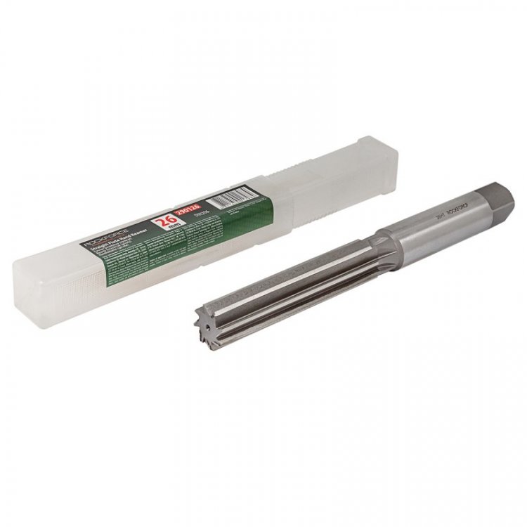 Развертка ручная (прямая) 26мм Profi, в пластиковом футляре