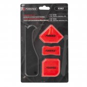 Набор шпателей с резаком для выравнивания силикона 4пр, в блистере