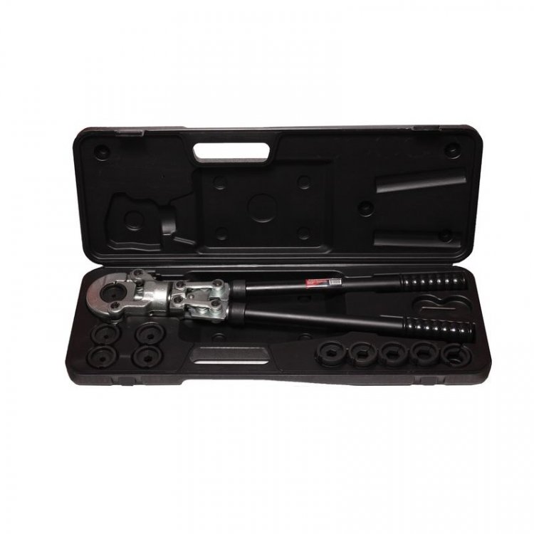 Клещи механические обжимные для кабелей (сечение: 16-240мм2, адаптеры: 16,25,35,50,70,95,120,150,185,240мм), в кейсе