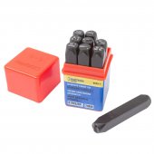 Набор цифровых штампов 9пр. (7мм),в пластиковом футляре