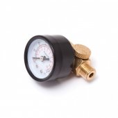 Регулятор мини с индикатором давления резьба 1/4" (0-10bar)