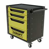Тележка инструментальная Garopt 4 ящика ЖЕЛТАЯ, Серия "Low-cost" Тележка инструментальная Garopt 4 ящика ЖЕЛТАЯ, Серия "Low-cost"