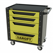 Тележка инструментальная Garopt 4 ящика ЖЕЛТАЯ, Серия "Low-cost" Тележка инструментальная Garopt 4 ящика ЖЕЛТАЯ, Серия "Low-cost"