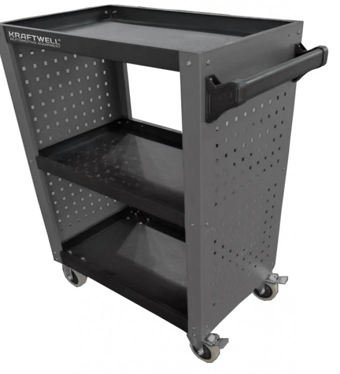 Тележка профессиональная с перфорированными боковинами