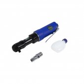 Пневмотрещотка с прорезиненной рукояткой 36Нм, 1/4''(потребление 77л/мин, 240 об/мин, L-200мм,6.3Bar,штуцер 1/4")