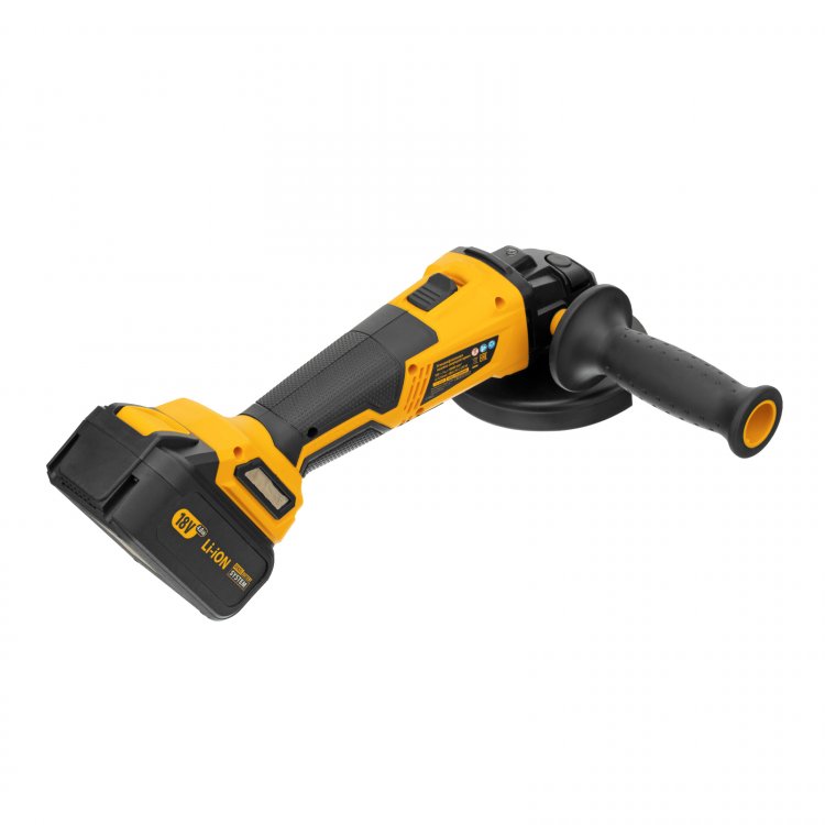 Машина углошлифовальная аккумуляторная бесщет. BLG-IB-18-125-4, Li-ion, 18 В// Denzel Машина углошлифовальная аккумуляторная бесщет. BLG-IB-18-125-4, Li-ion, 18 В// Denzel