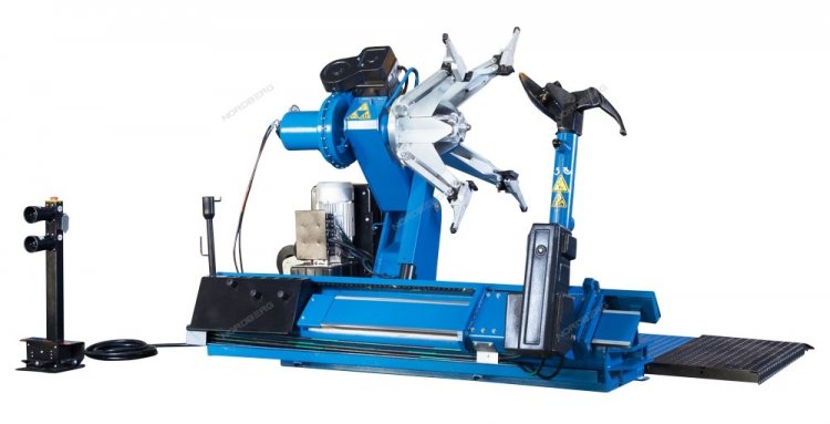 Станок шиномонтажный для грузовых машин, двухскоростной, 14-56", 380 В, синий 46TRKE56(B)