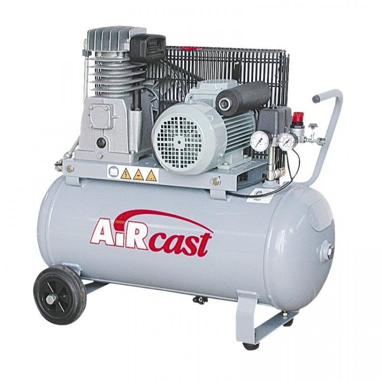 компрессор поршневой 280 л/мин, 10 бар, 2.2 кВт. 380 В, ресивер 100 л.