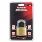 Замок навесной латунный 40мм (дужка 6мм, пространство для замка 26х22мм, 3 ключа) в блистере