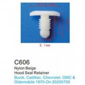 Клипса для крепления внутренней обшивки а/м GM пластиковая (100шт/уп.) Клипса для крепления внутренней обшивки а/м GM пластиковая (100шт/уп.)